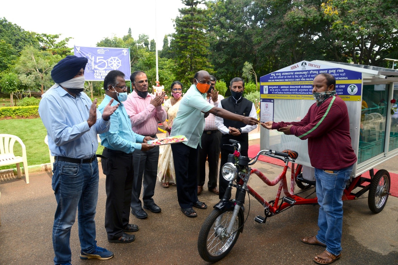 Celebrations of Birth Anniversary of Mahatma Gandhi at ICAR-IIHR, Hessarghatta
