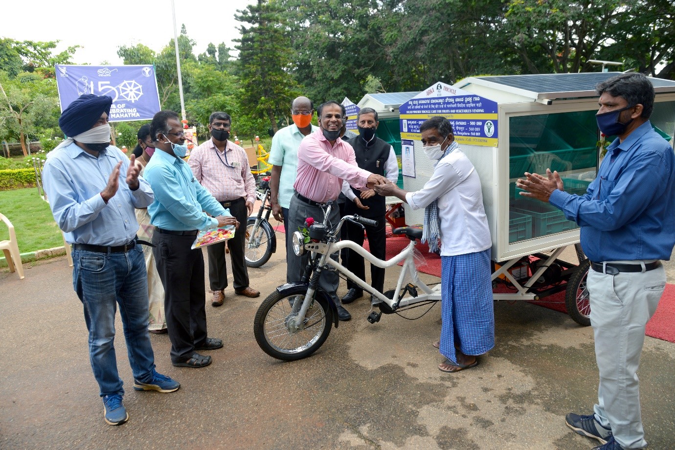 Celebrations of Birth Anniversary of Mahatma Gandhi at ICAR-IIHR, Hessarghatta