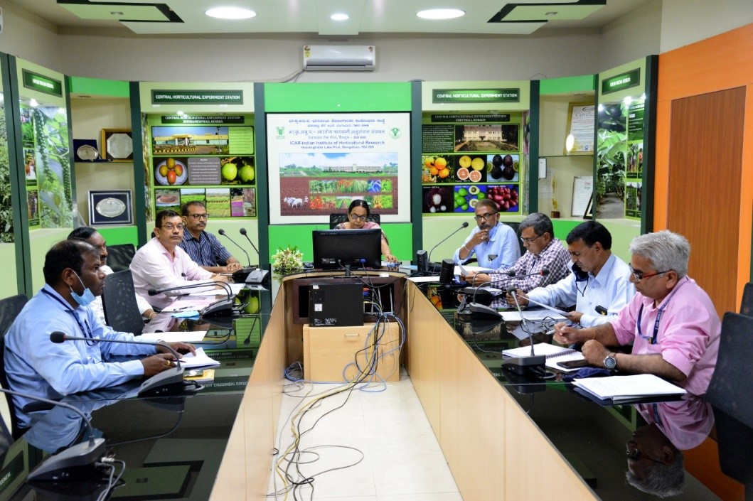 ICAR – Indian Institute of Horticultural Research, Bengaluru celebrated  Hindi Week from 14.09.21 to 21.09.2021