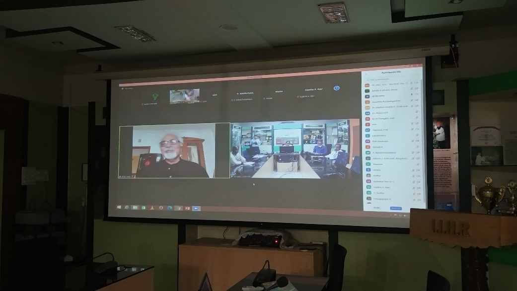 ICAR – Indian Institute of Horticultural Research, Bengaluru celebrated  Hindi Week from 14.09.21 to 21.09.2021