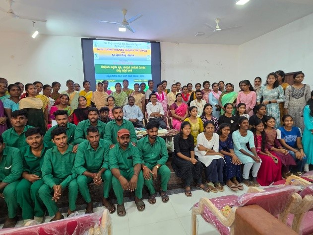Training on medicinal plants organized at the ICAR - KVK, Hiriyur, Chitradurga Dt. on 26 November 2025