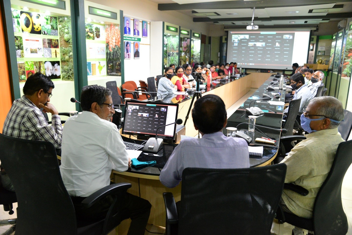 HRD cell of ICAR-IIHR, Bengaluru organized an online cum offline training for ICAR staff on the topic “Administrative and Financial Issues” from 15th to 17th February, 2021 (3 Days).