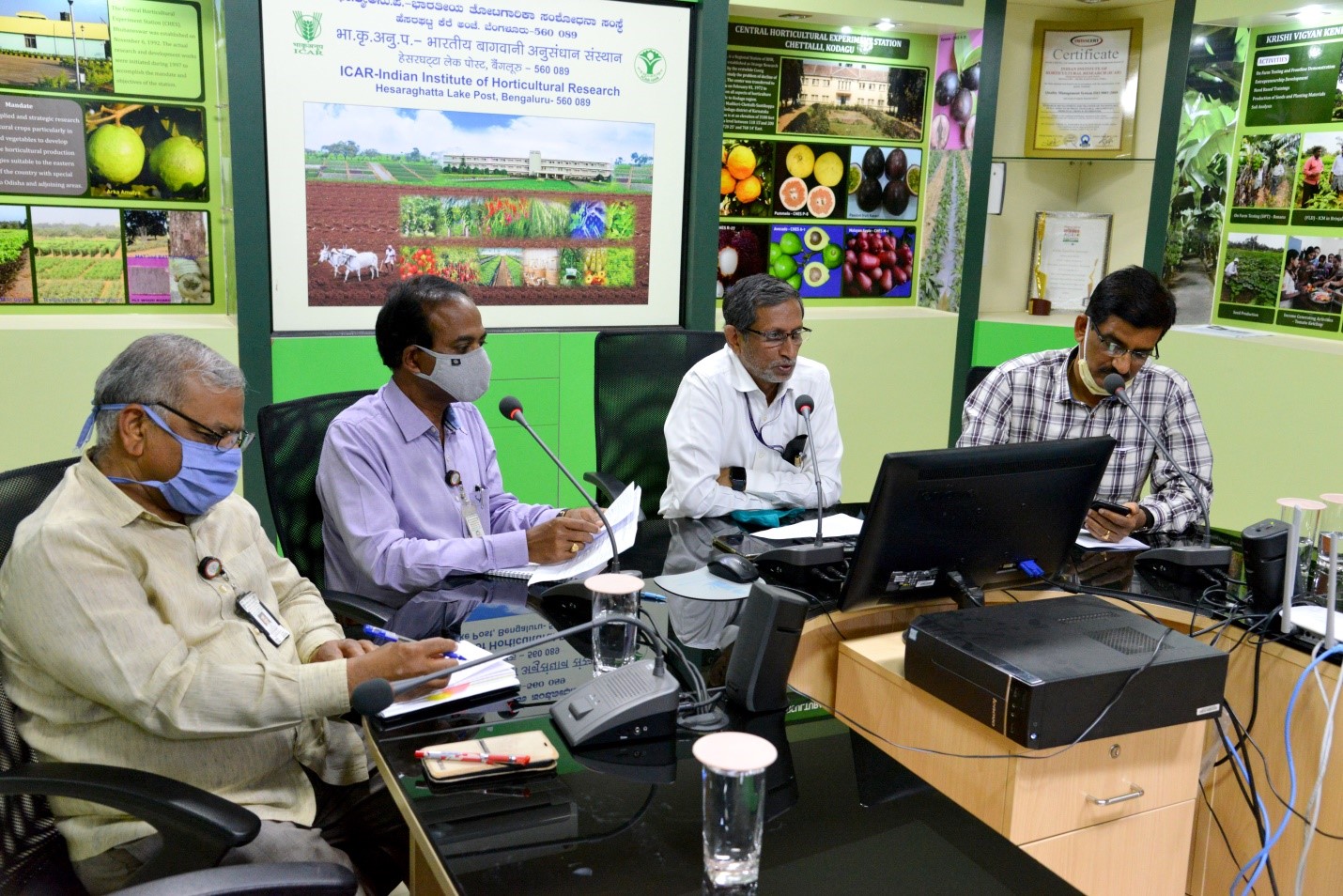 HRD cell of ICAR-IIHR, Bengaluru organized an online cum offline training for ICAR staff on the topic “Administrative and Financial Issues” from 15th to 17th February, 2021 (3 Days).