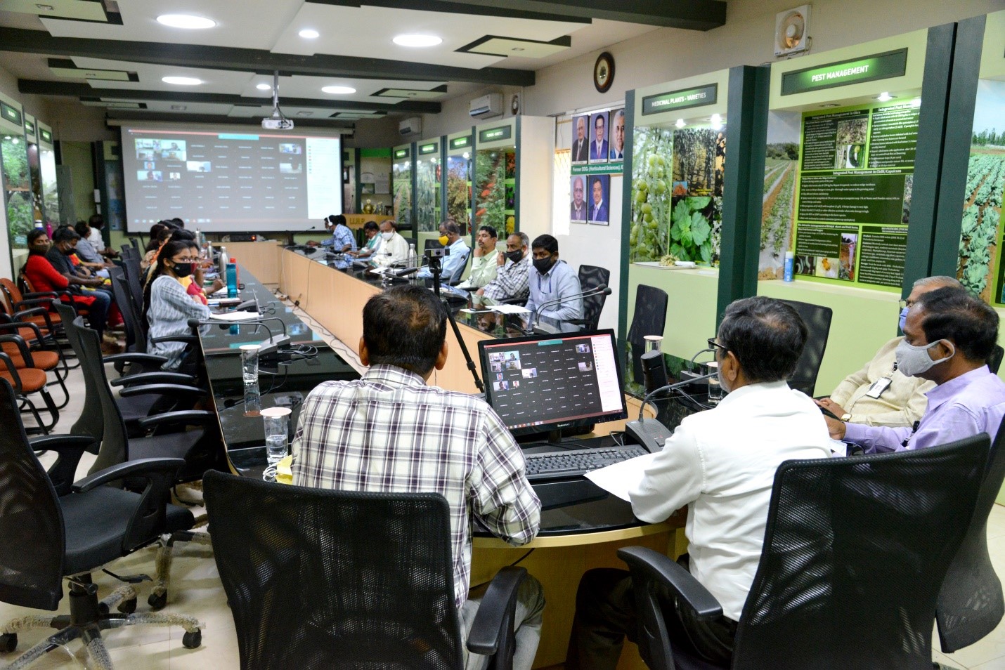 HRD cell of ICAR-IIHR, Bengaluru organized an online cum offline training for ICAR staff on the topic “Administrative and Financial Issues” from 15th to 17th February, 2021 (3 Days).