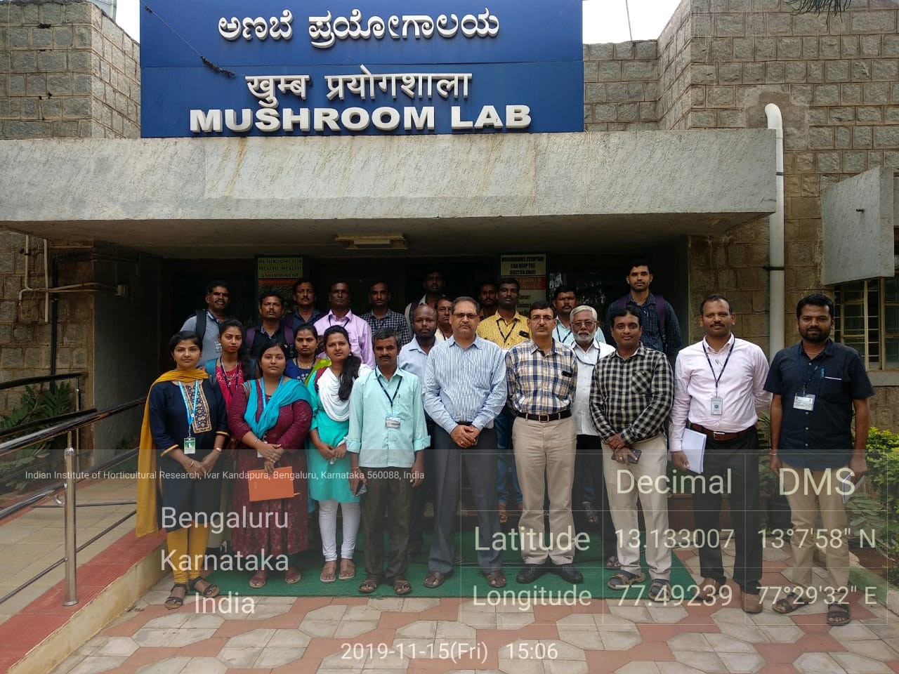 Organization of training programme on Mushroom cultivation for the Bhoo- samrudhi beneficiaries of Bidar, Chickballapur, Dharwad, and Udupi districts of Karnataka from 14-16 November 2019 at ICAR-IIHR, Bangalore