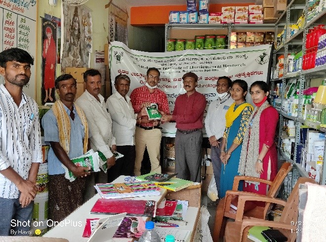 ICAR-IIHR Organized Input Distribution Programmes for the Beneficiaries of FPOs during Late Kharif Season   