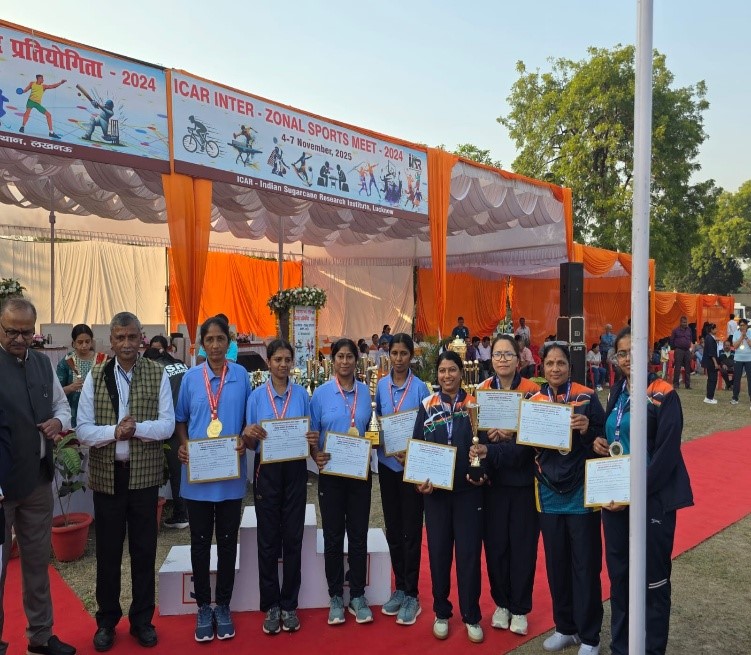 Participation of ICAR–IIHR Sports Contingent in ICAR–Interzonal Sports Tournament, 2025