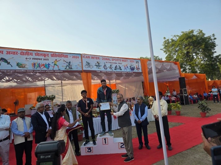 Participation of ICAR–IIHR Sports Contingent in ICAR–Interzonal Sports Tournament, 2025