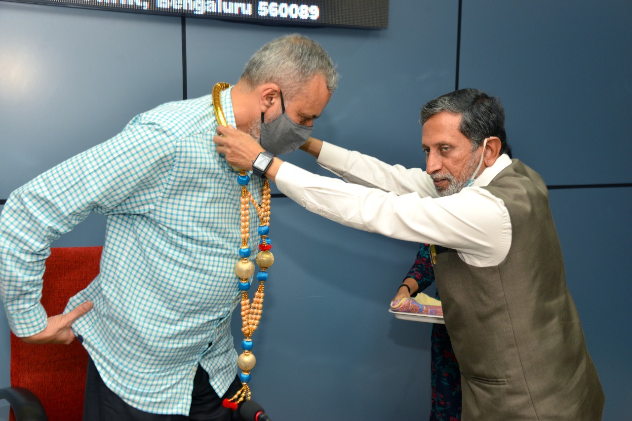 Visit of Shri. Vishveshwara Hegde Kageri, Hon’ble Speaker, Vidhana Sabha, Govt. of Karnataka to ICAR-IIHR, Bengaluru on 16.10.2020