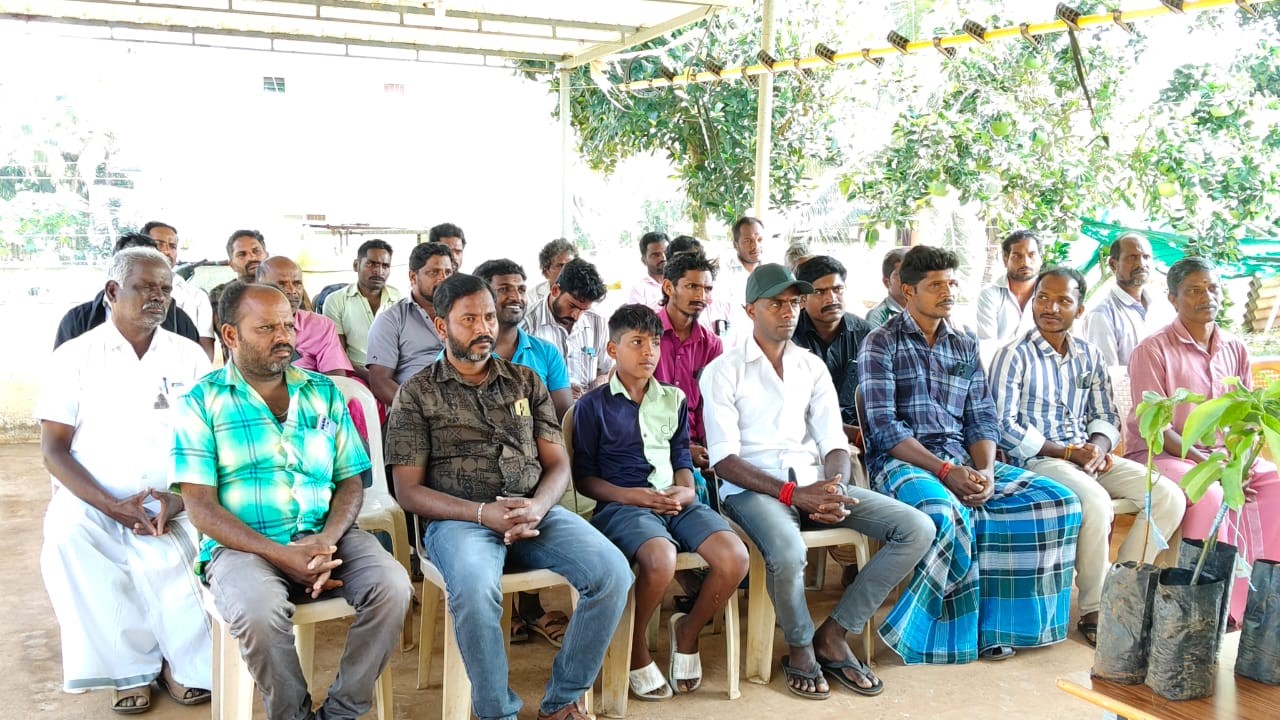 Demonstration on Avacado on 14th Dec 2025 at Karmadurai Hills of Tamilnadu 