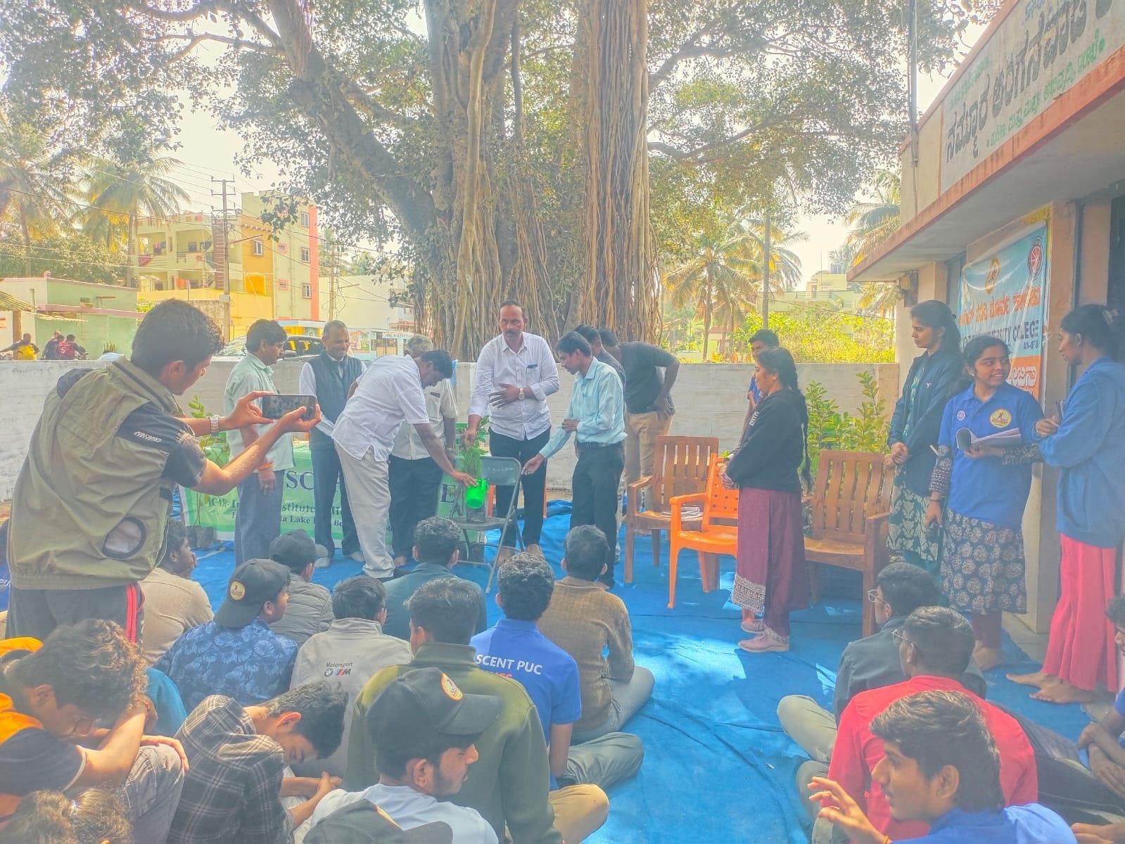 Pre- Kisan Diwas awareness program at Kumbarahalli