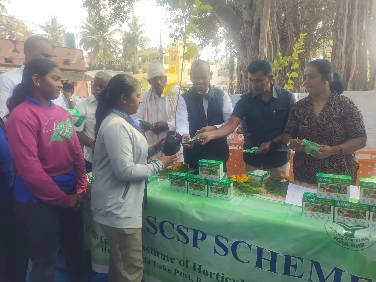 Pre- Kisan Diwas awareness program at Kumbarahalli