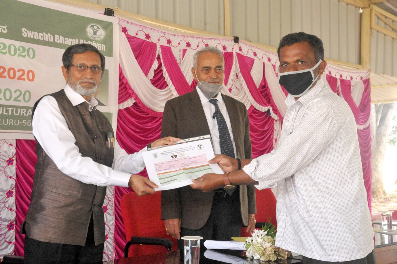 Celebration of Kisan Diwas 2020 at ICAR-IIHR, Bengaluru