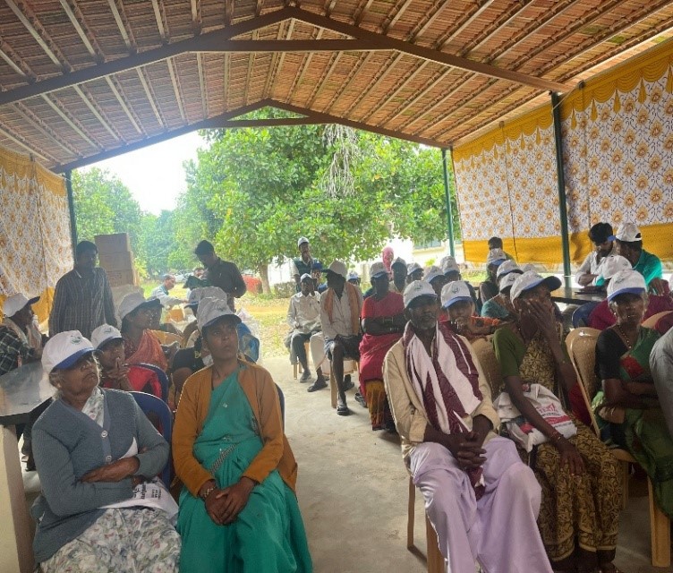 Capacity Building and Input Distribution to Tribal Farmers under TSP at ICAR-KVK, Kolar, Karnataka