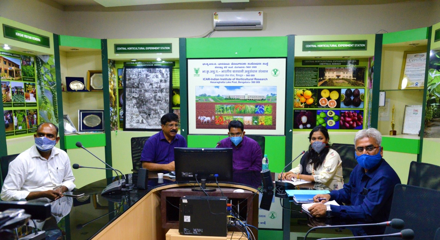 भारतीय कृषि अनुसंधान परिषद - भारतीय बागवानी अनुसंधान संस्थान, बेंगलुरु को राजभाषा पुरस्कार