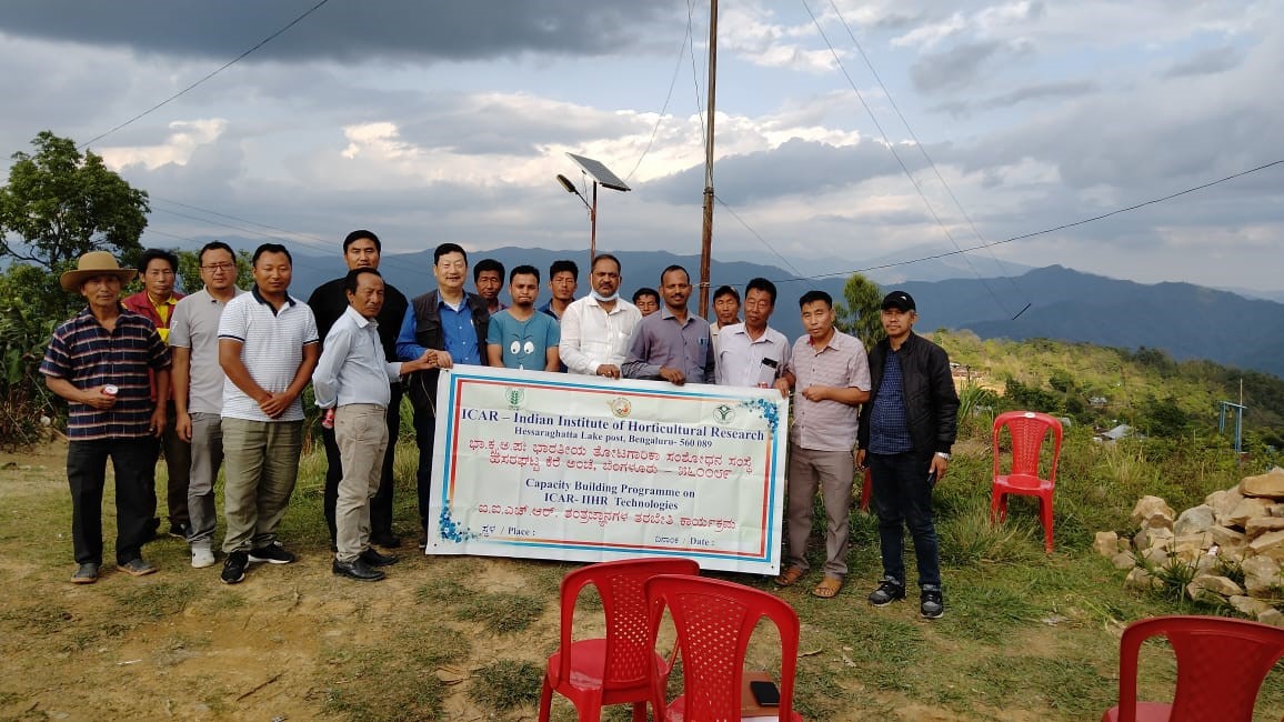 ICAR-IIHR Organised Exposure Visit cum On-campus Training on ICAR-IIHR technologies for the farmers of Dharmapuri District, Tamil Nadu 
