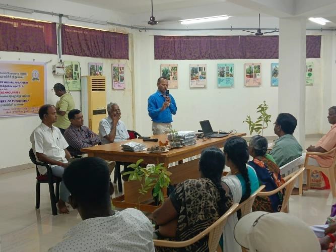 Training programmes oncommercial vegetable cultivationorganized in Nabarangpur district of Odisha under RKVY S&T project