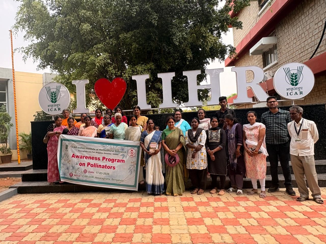 ICAR-IIHR conducts series of awareness-cum-training programmes on pollinator conservation on 17-18 March 2026