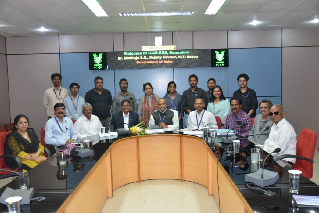 Visit of Dr. Muniraju S. B., Deputy Adviser, NITI Aayog, GoI to ICAR-IIHR, Bengaluru on 3rd March 2026