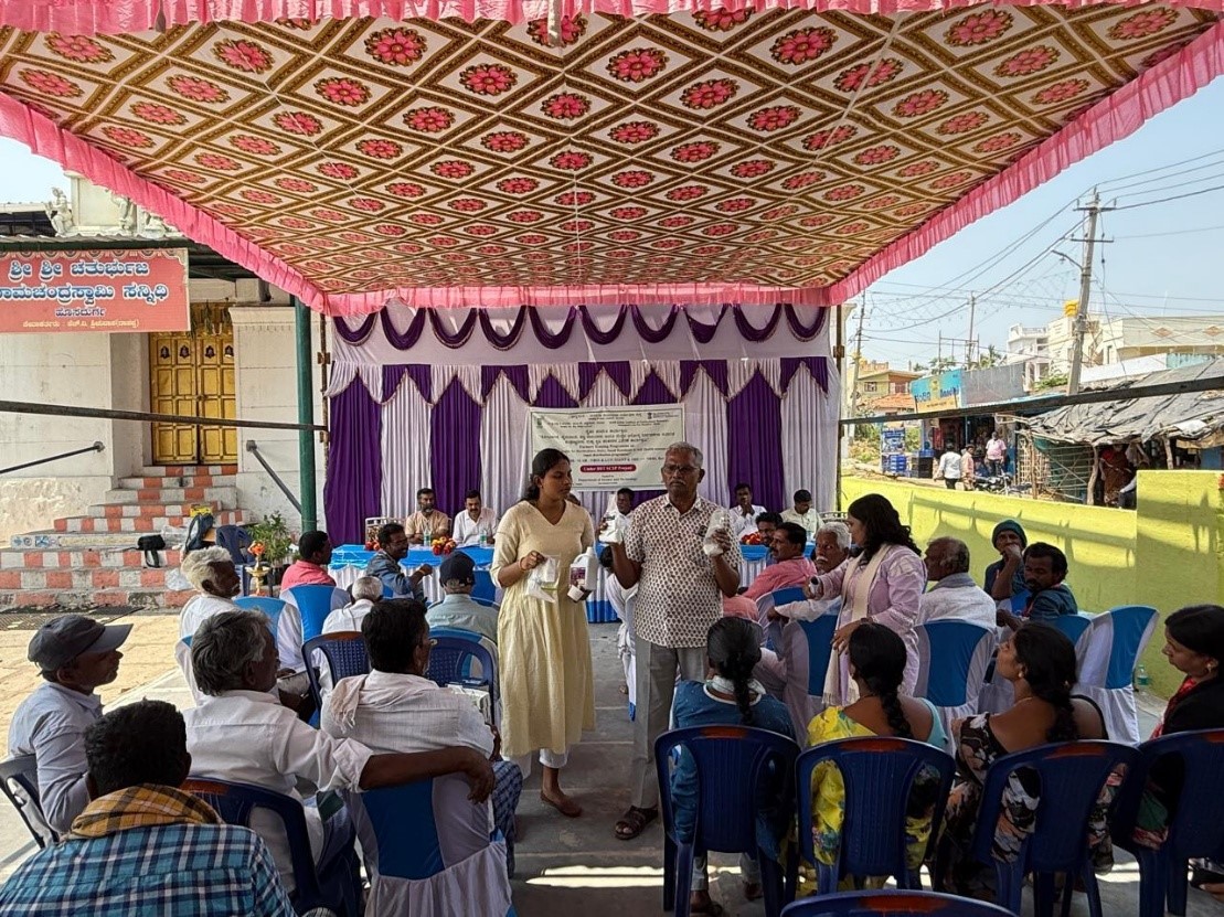 ICAR-IIHR organizes a Farmers' Training Programme under DST-SCSP Project at Hosadurga village on 6 March 2026