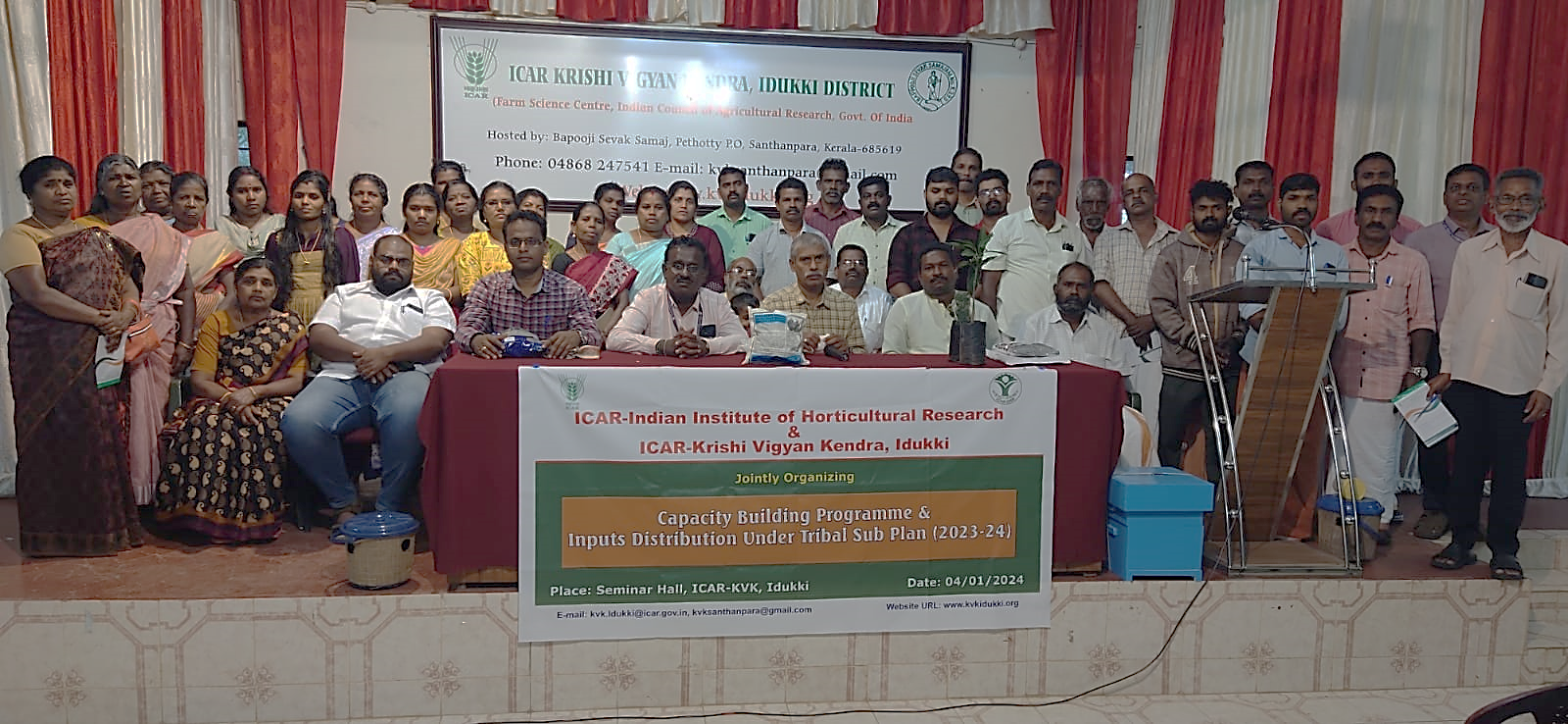 Special training programme on Protected cultivation of vegetables and flowers for the NHB beneficiaries was organized at ICAR-IIHR