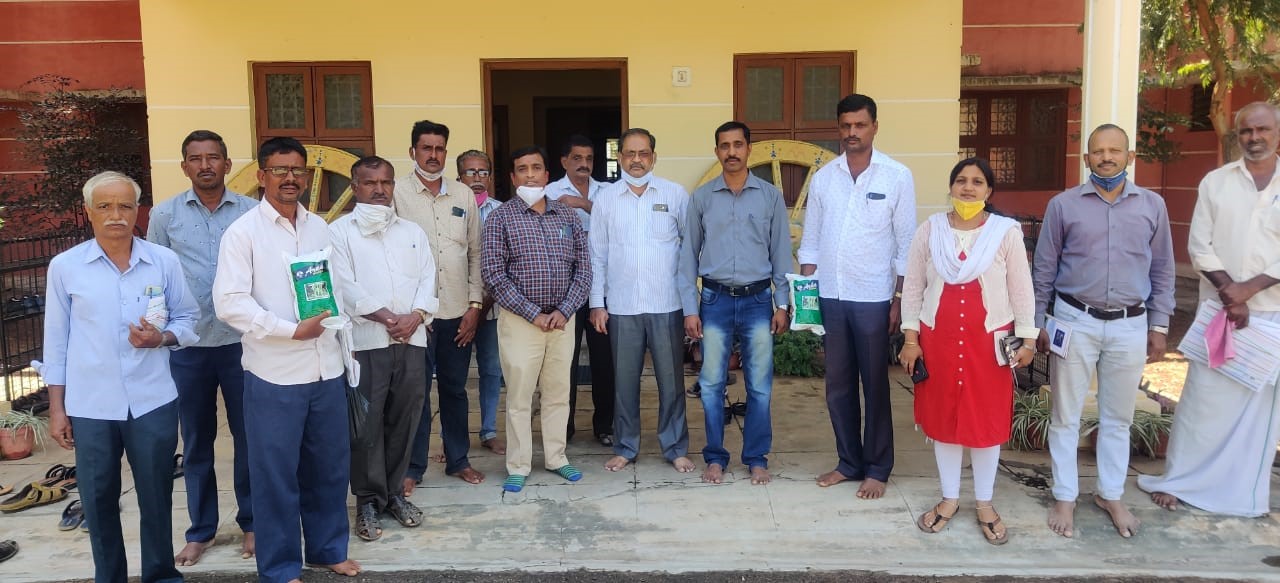 Composting of farm residue by Windrow method using Arka Decomposer