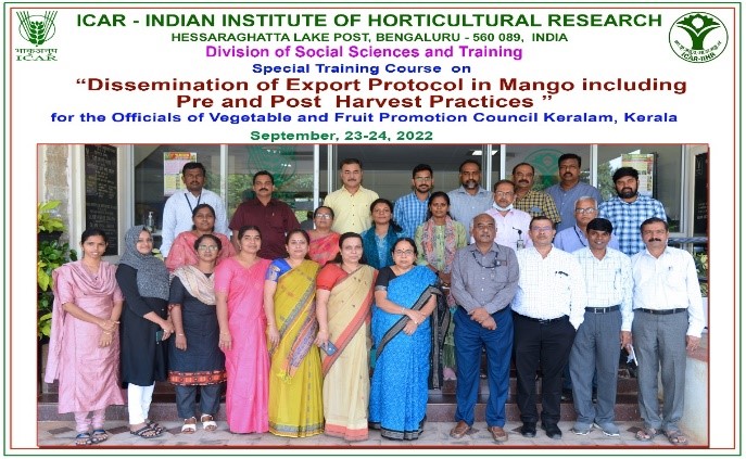 Training on Good Agricultural Practices in Fruit Crops organized by CHES (ICAR-IIHR),  Bhubaneswar 