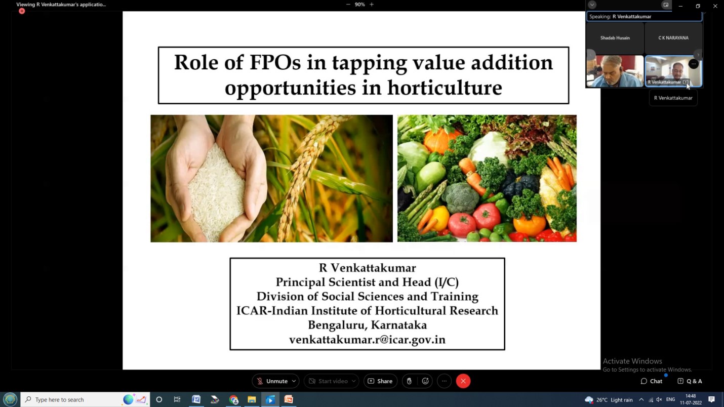 CHES, ICAR-IIHR, Bhubaneswar, Celebrated the Event  ‘Food and Nutrition for Farmers’