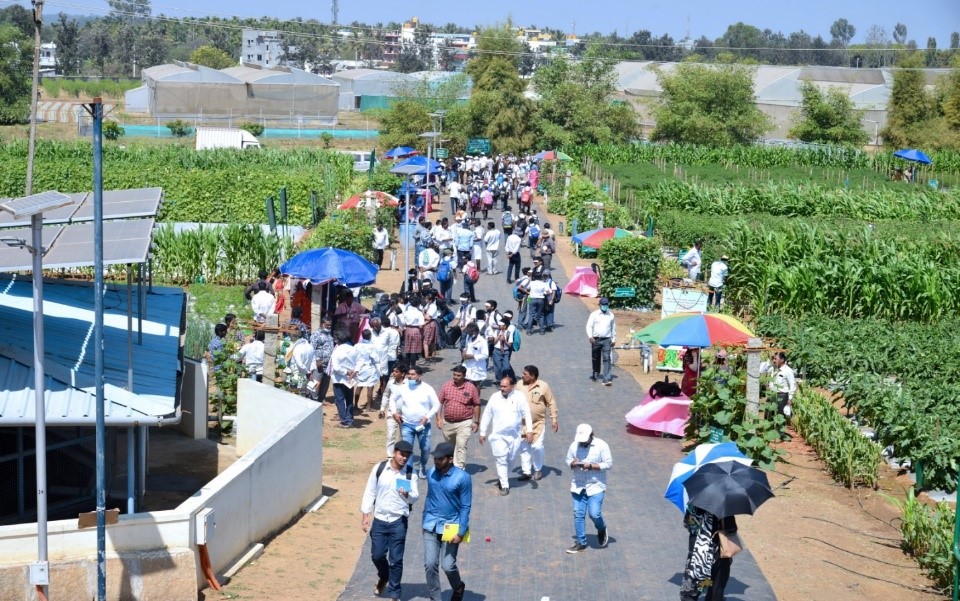Visit of Ms. B. Fouzia Taranum, IAS, Director of Horticulture, Government of Karnataka on 31.12.2020 