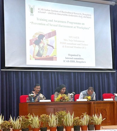 Building a Safer Workplace: Training and Awareness Programme on Prevention of Sexual Harassment