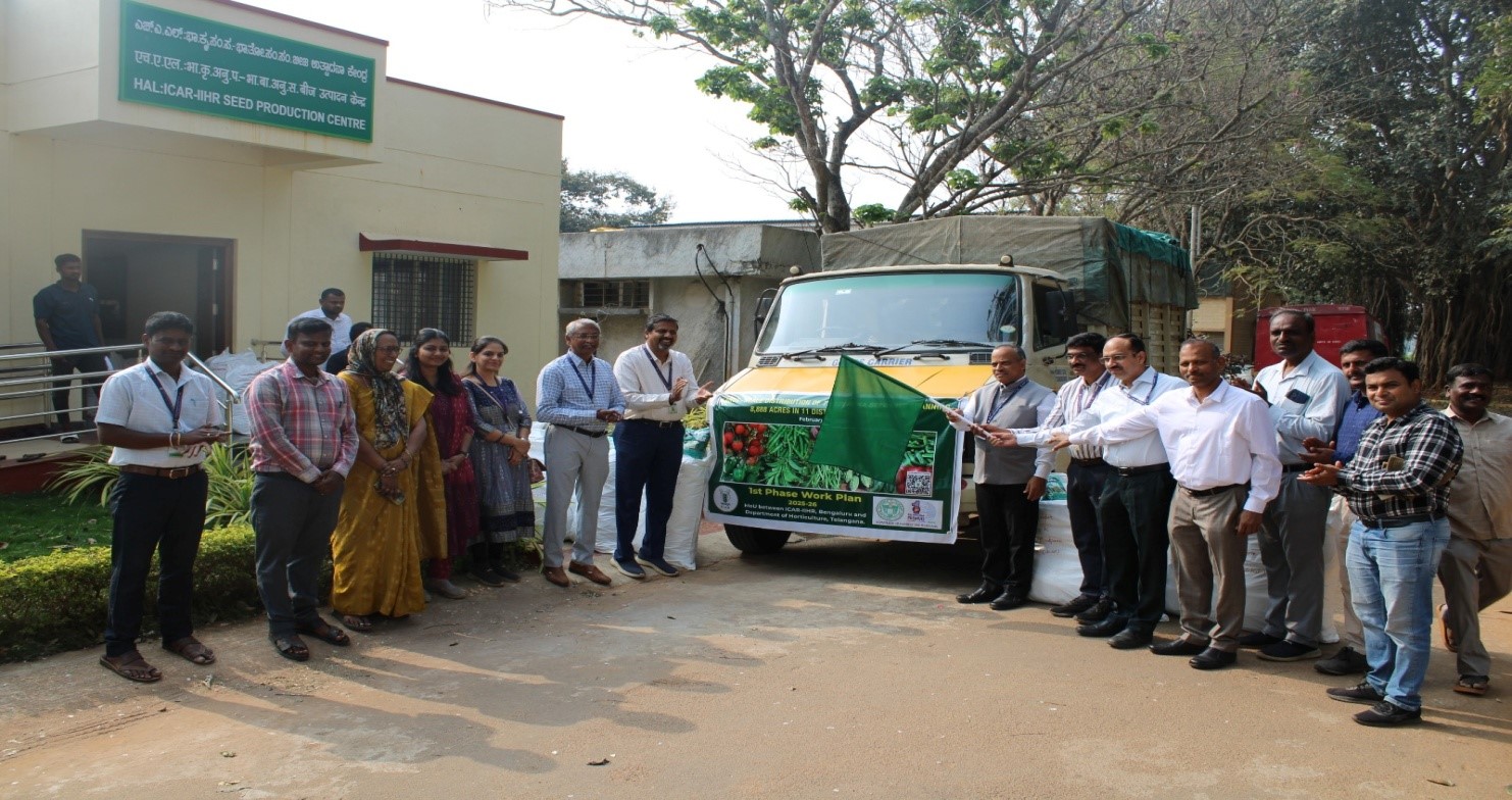 Distribution of Arka Vegetable Seeds to 15,000 Farmers in Telangana