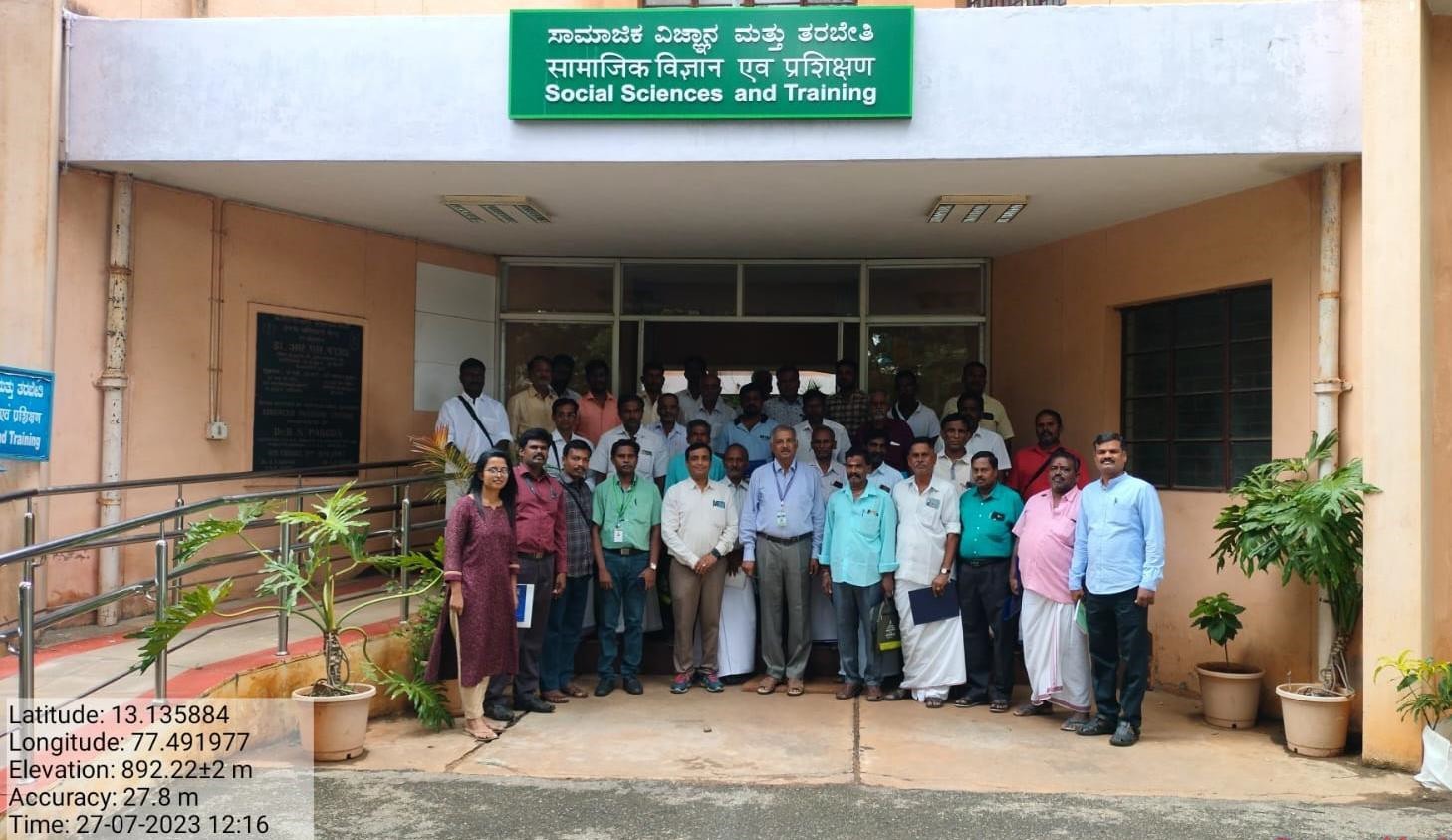 Celebrations of Birth Anniversary of Mahatma Gandhi at ICAR-IIHR, Hessarghatta