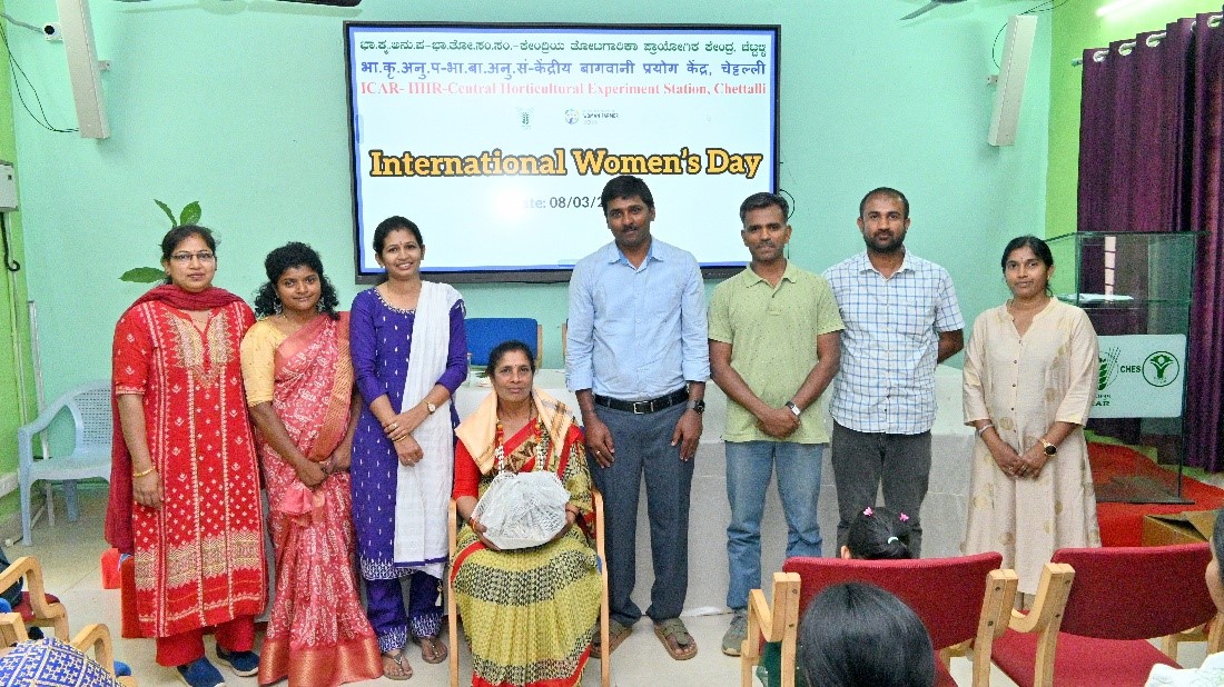International Women's Day Celebration at ICAR-IIHR-CHES, Chettalli on 8 March 2026