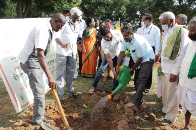 International Year of Millets 2023 -Campaign on Nutri- Garden and Tree Plantation at ICAR-IIHR, Bengaluru on 17th September, 2021