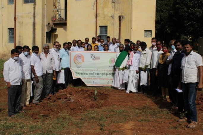 International Year of Millets 2023 -Campaign on Nutri- Garden and Tree Plantation at ICAR-IIHR, Bengaluru on 17th September, 2021