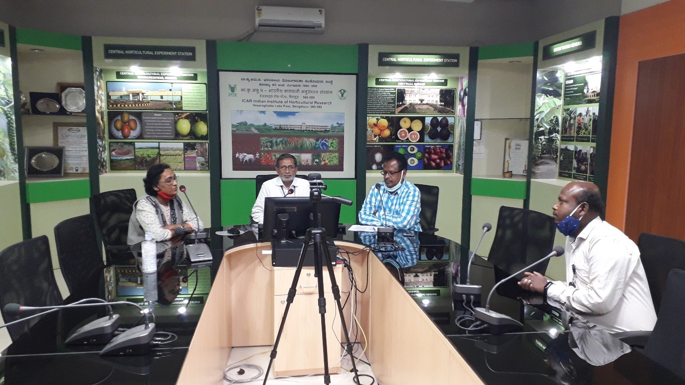 ICAR-IIHR CONDUCTS ONLINE ENTREPRENEURSHIP TRAINING ON MUSHROOM TECHNOLOGY