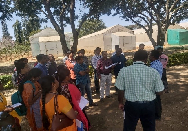 Special training programmes exposure visits organized during National Horticulture Fair 2020