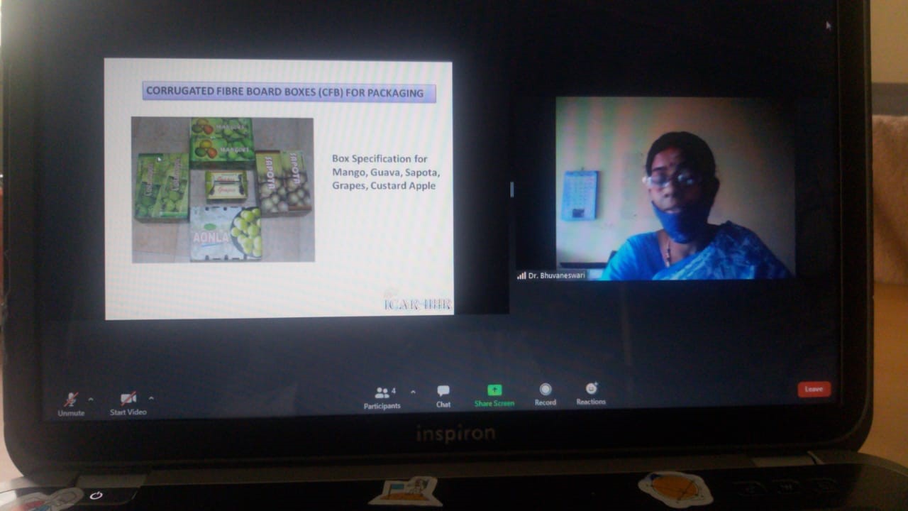 ICAR-IIHR organized online training programme on "Advances in Horticultural Technologies" for NHM beneficiaries of Tamil Nadu 