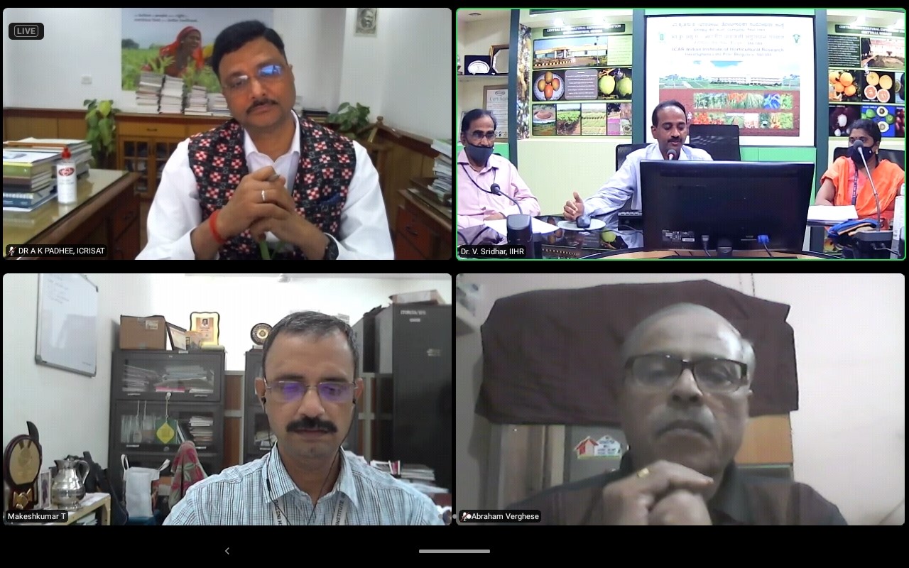 “International Year of Plant Health-2020” was observed at ICAR-IIHR, Bengaluru on 21/12/2020