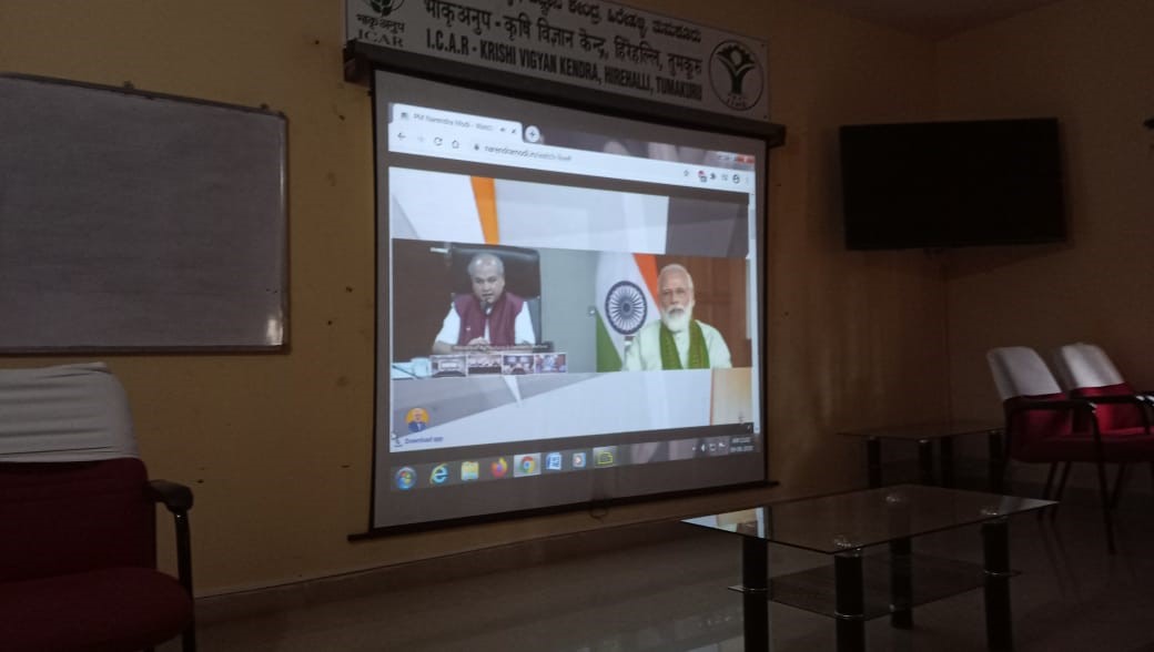 Launching of financing facility under Agriculture Infrastructure Fund and releasing of benefits under PM-KISAN by Hon Hon. Prime Minister Shri Narendra Modi on 9.8.2020