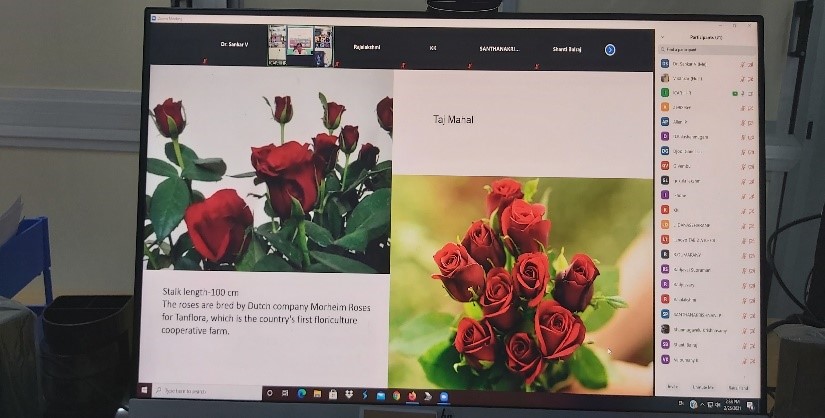 Five-Day Special Online Training Programme on  ”Advances in Horticultural Technologies “ Organized  for Officials  of Pondicherry State Under NHM