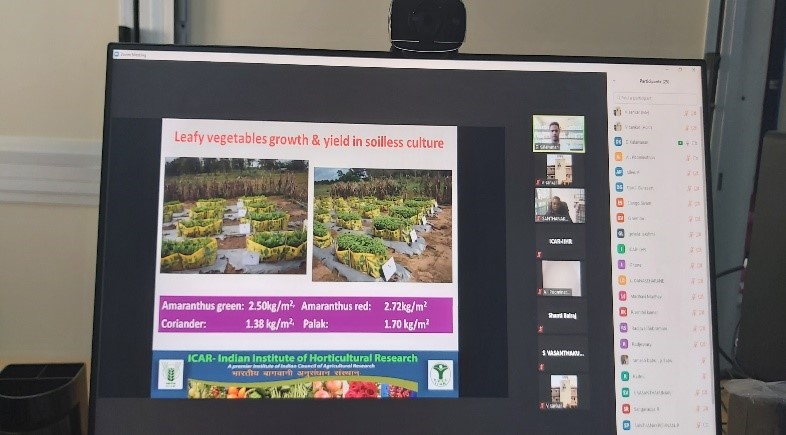 Five-Day Special Online Training Programme on  ”Advances in Horticultural Technologies “ Organized  for Officials  of Pondicherry State Under NHM