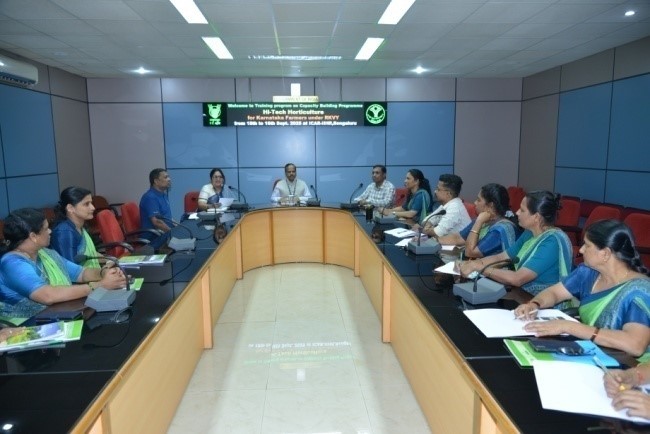 ICAR-IIHR conducted training for farm women on “Advanced Horticulture Technologies” under RKVY on 15-16 September 2025