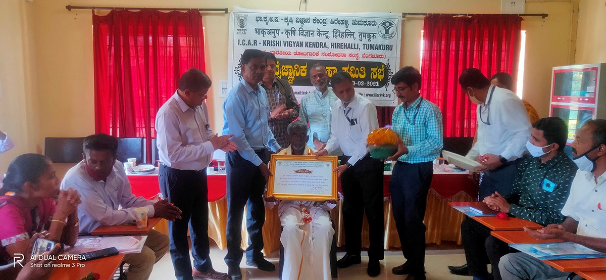 10th Scientific Advisory Committee Meeting on 10th March 2021 at KVK, Hirehalli