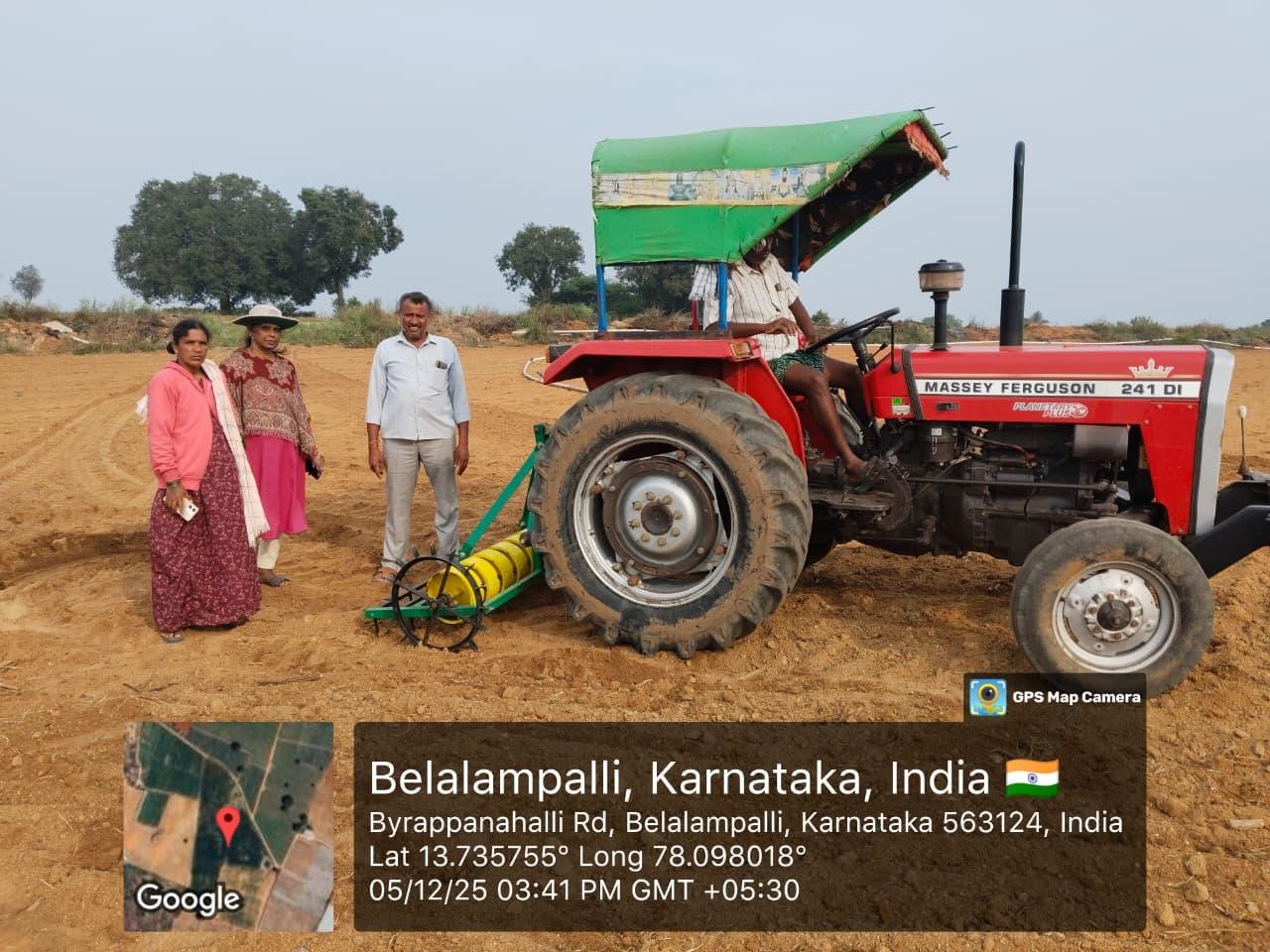 Training on “Mushroom Production Technologies” and  Field Demonstration of Arka Onion Seeder at Byrappanahalli Village, Chikkaballapura District