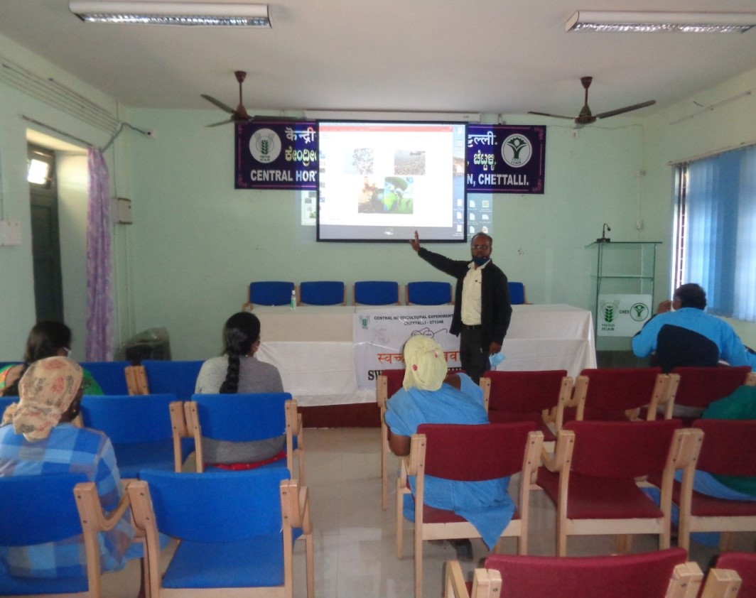 Swachhta Pakhwada 2020 programme on 19.12.2020 at ICAR-IIHR, Bengaluru