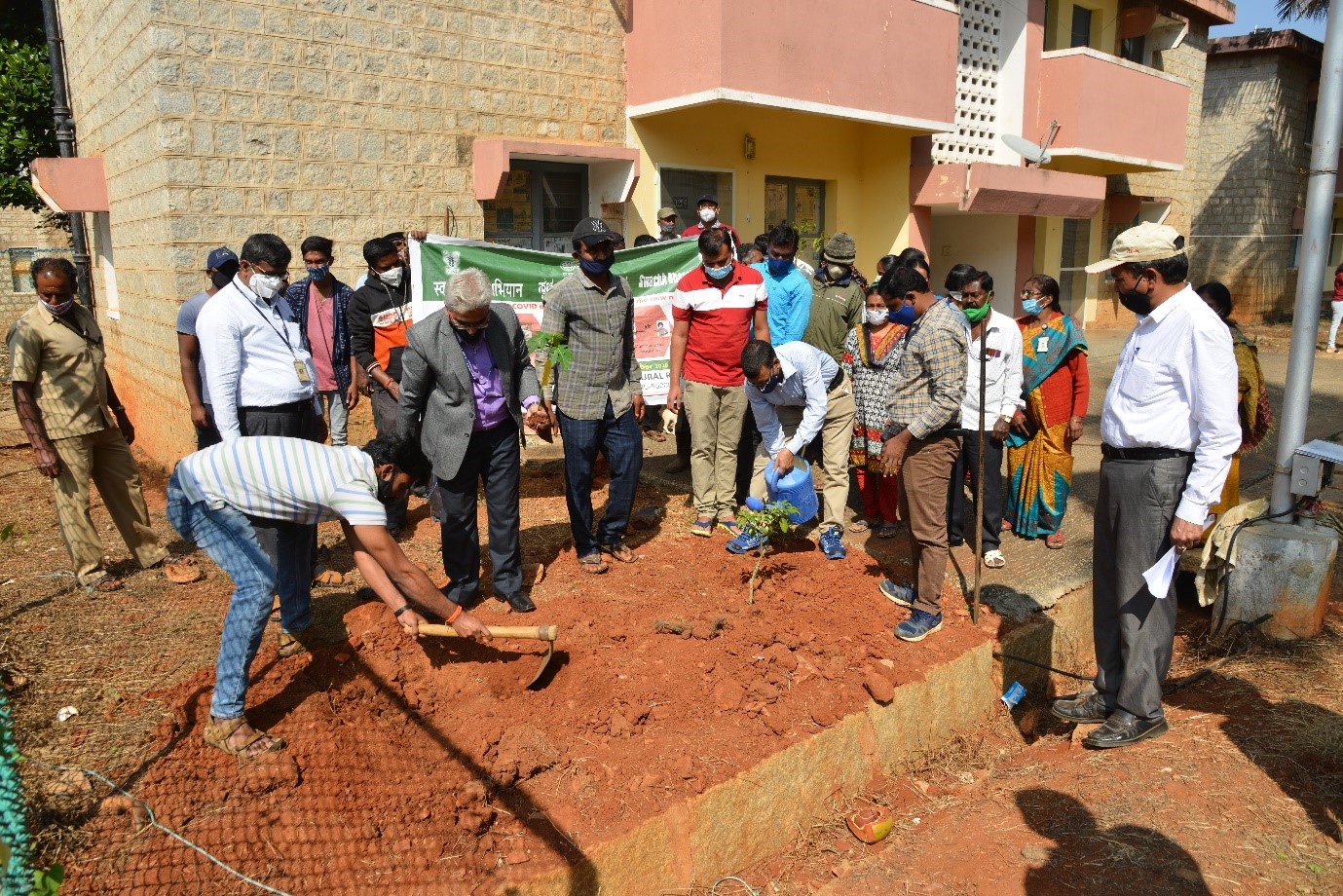 Swachhta Pakhwada 2020 programme on 21.12.2020 at ICAR-IIHR, Bengaluru
