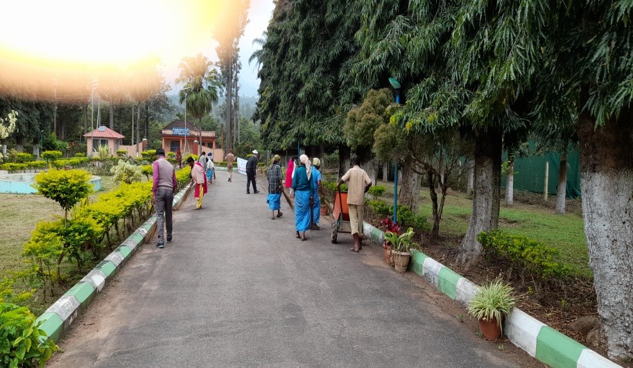 Swachhta Pakhwada 2020 programme on 16.12.2020 at ICAR-IIHR, CHESS Chettalli