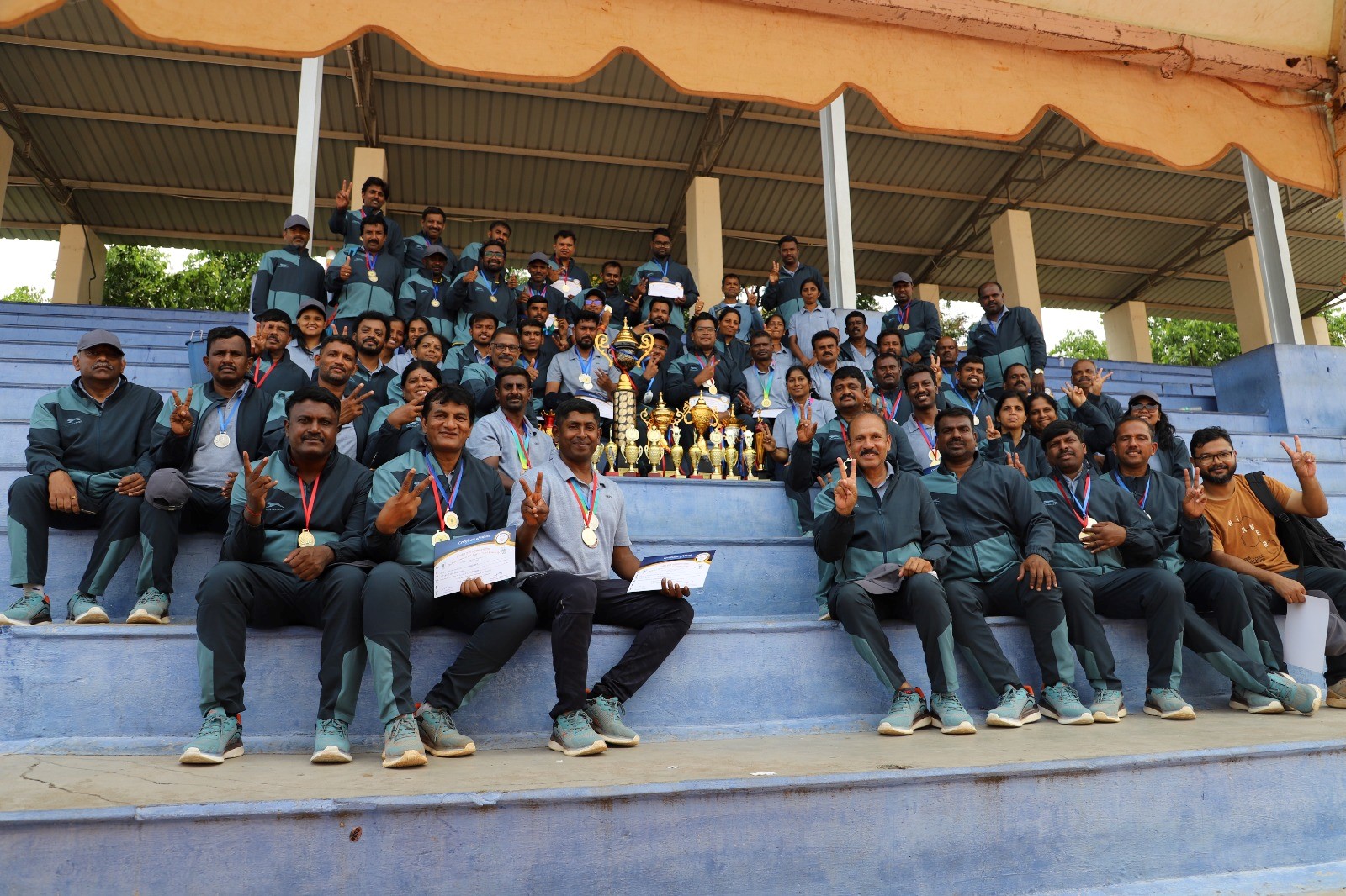 ICAR-IIHR, Bengaluru bagged ‘Overall Championship’ consecutively third time in ICAR-Zonal Sports Tournament held at ICAR-SBI, Coimbatore  from 8-04-2025 to 11-04-2025