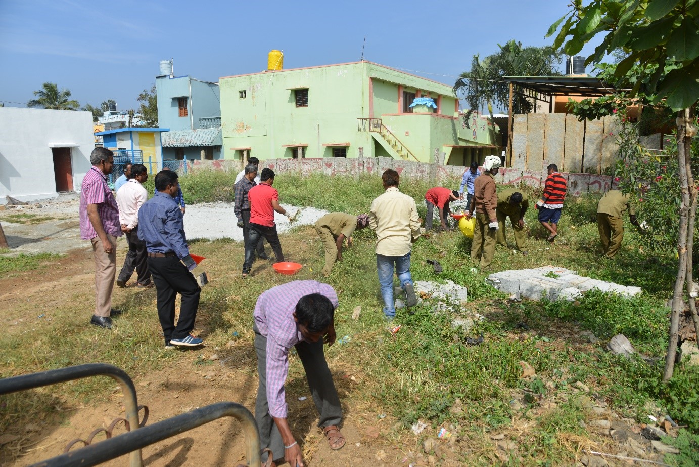 Swachhta Pakhwada activities at ICAR-IIHR on 21.12.2109
